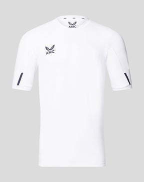 White/Navy AMC Short Sleeve Performance T-Shirt