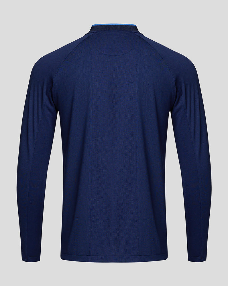 Navy/Blue AMC Long Sleeve Polo