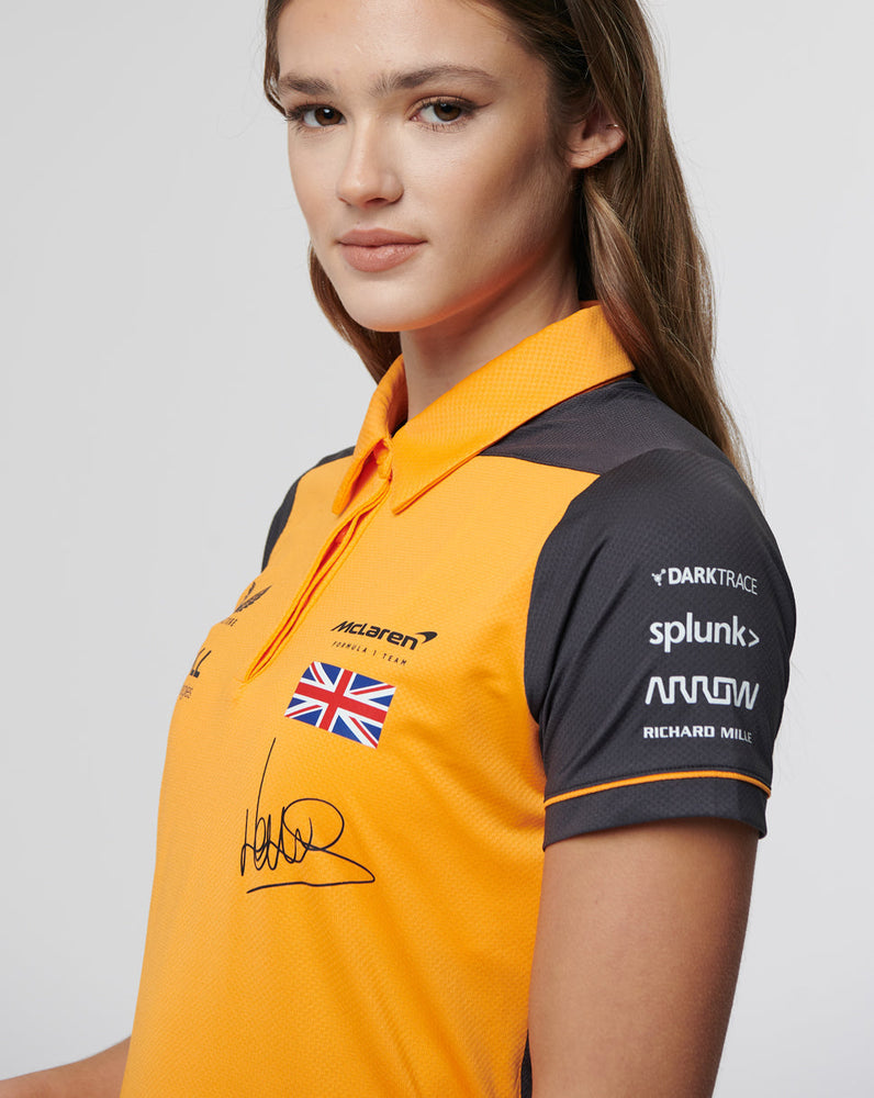 Papaya Women's McLaren Norris Drivers Polo