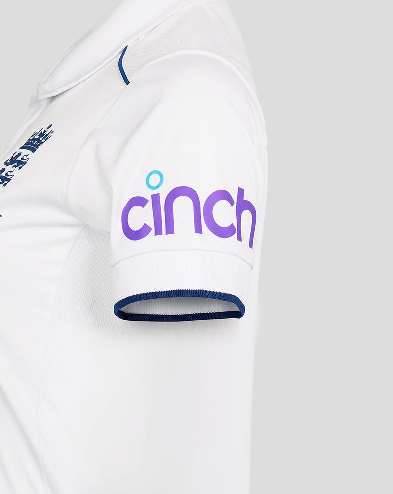 England Cricket Women's Ashes Polo Shirt - White