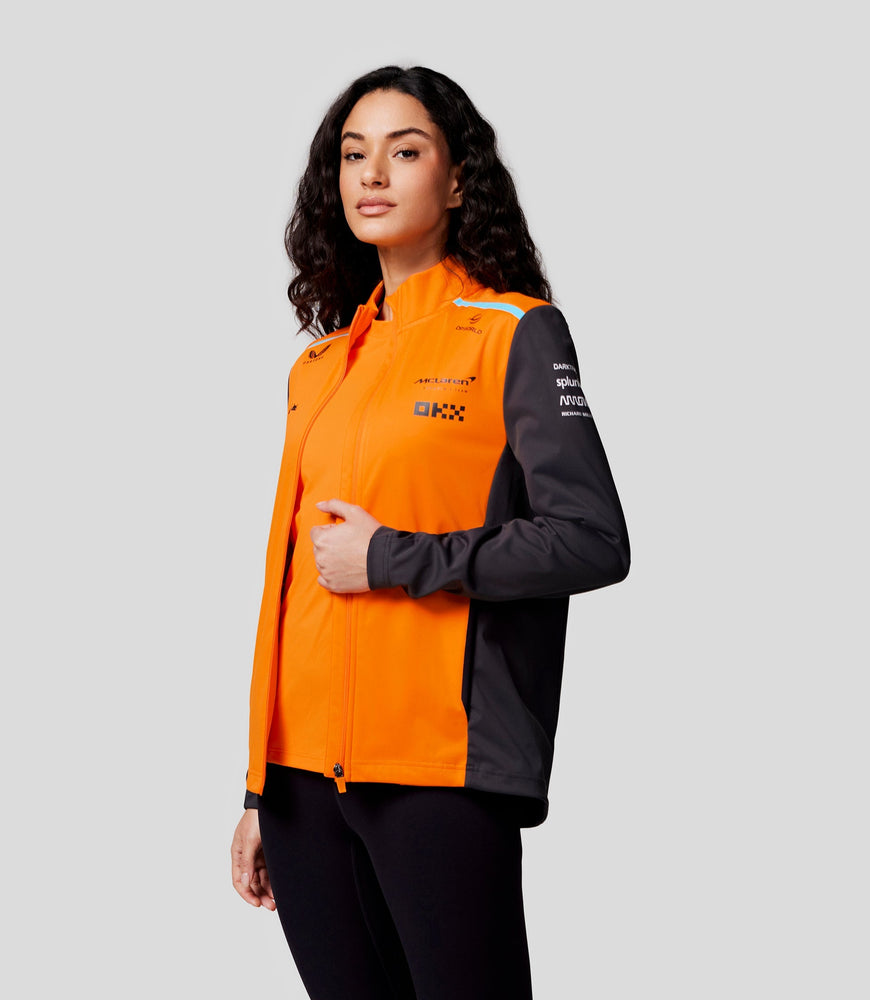 Womens McLaren Official Teamwear Soft Shell Jacket Formula 1