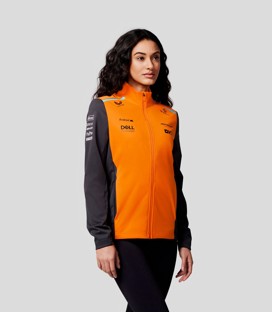 Womens McLaren Official Teamwear Soft Shell Jacket Formula 1