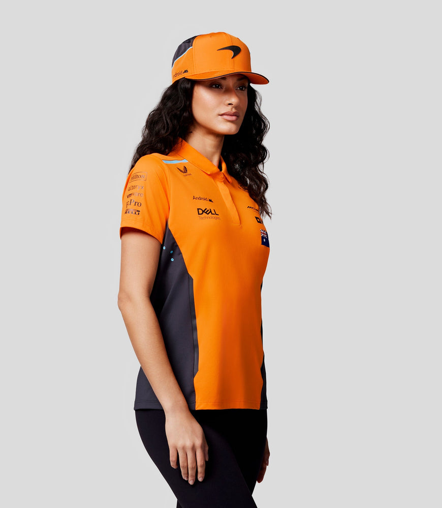 Womens McLaren Official Teamwear Polo Shirt Oscar Piastri Formula 1