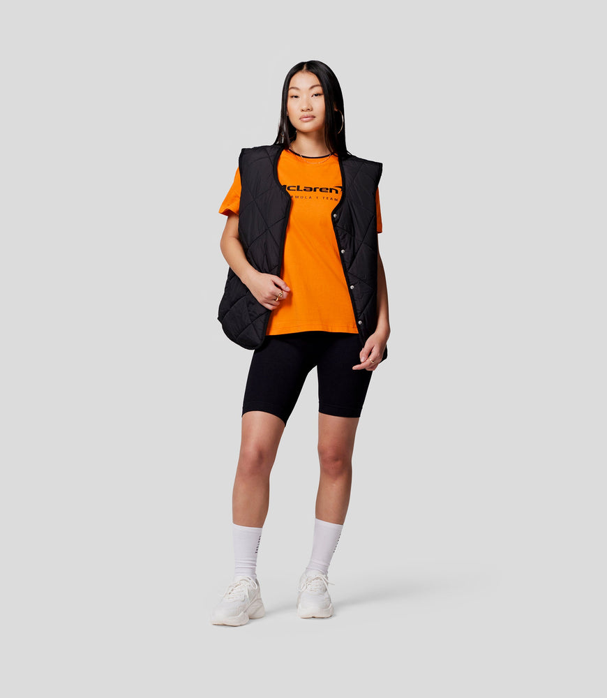 McLaren 2024 Womens Core Essentials T-Shirt - PAPAYA