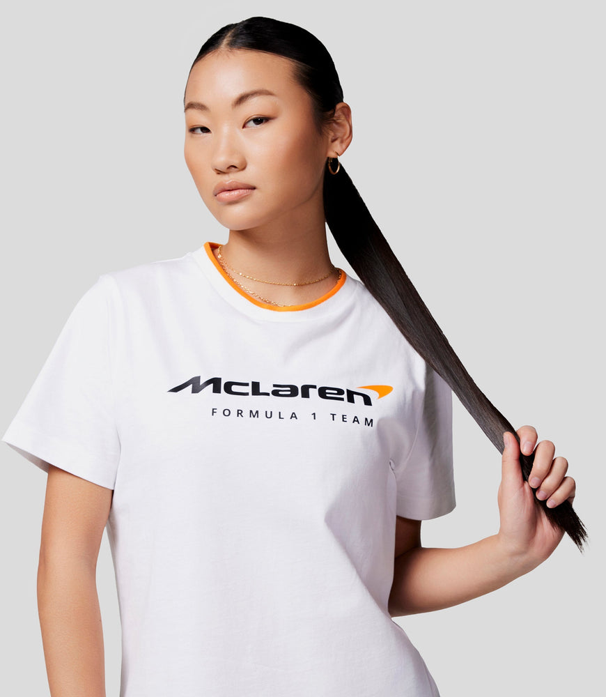 McLaren 2024 Womens Core Essentials T-Shirt - BRIGHT WHITE