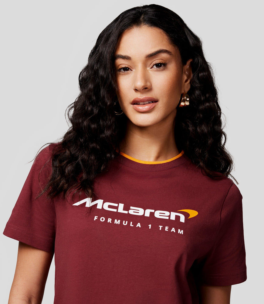 McLaren 2024 Womens Core Essentials T-Shirt - PORT