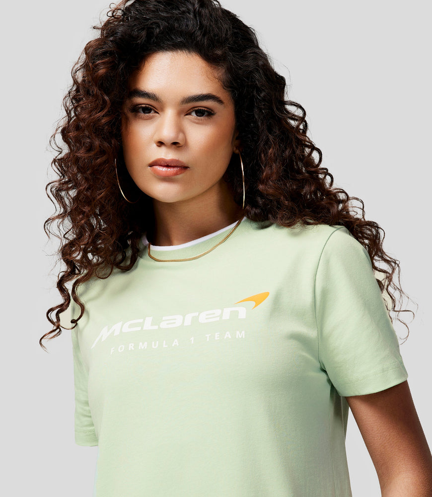 McLaren 2024 Womens Core Essentials T-Shirt - SMOKE GREEN