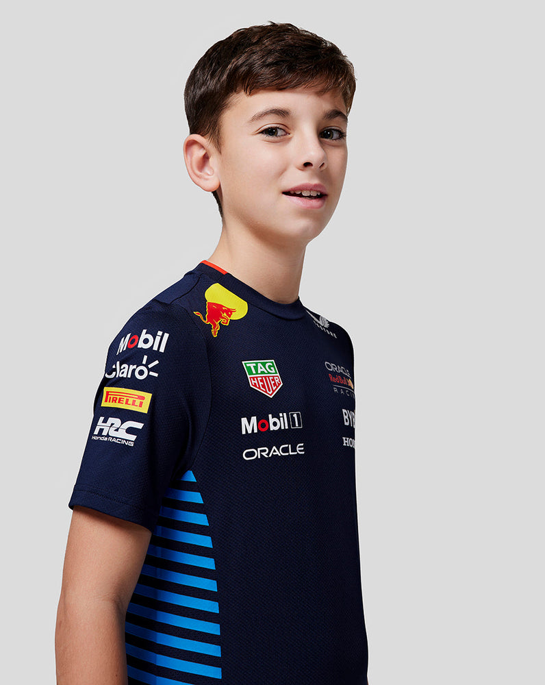 Oracle Red Bull Racing Junior Official Teamline Set Up Tee - Night Sky