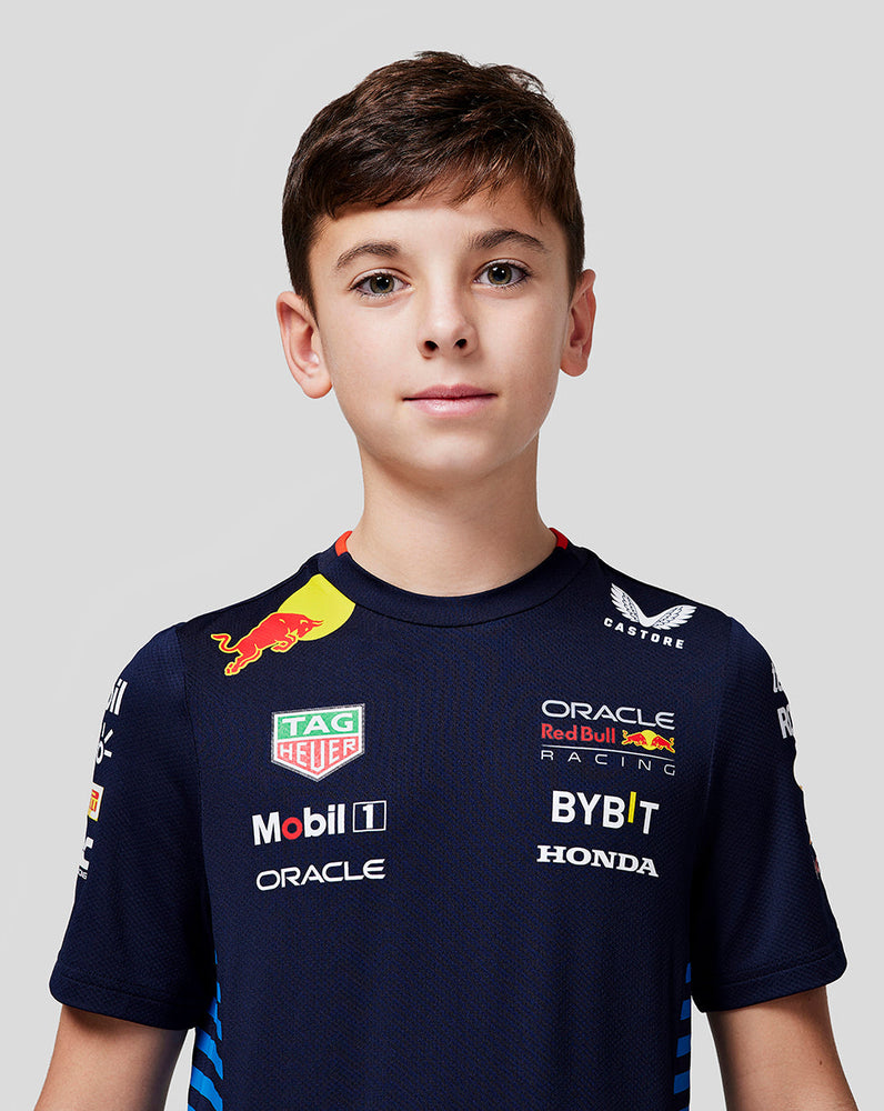 Oracle Red Bull Racing Junior Official Teamline Set Up Tee - Night Sky