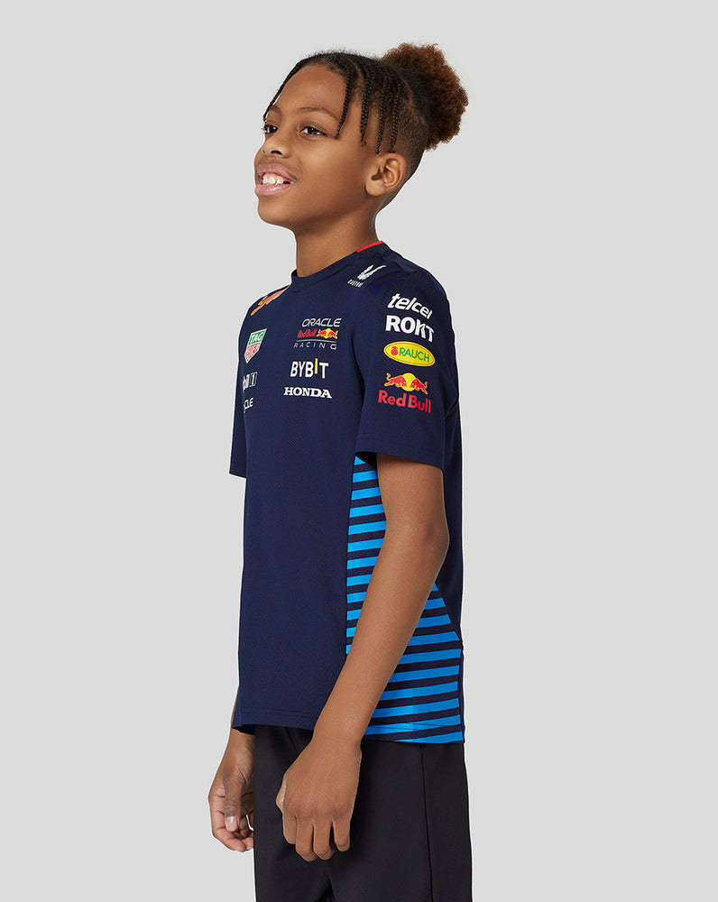 Oracle Red Bull Racing Junior Official Teamline Set Up Tee - Night Sky