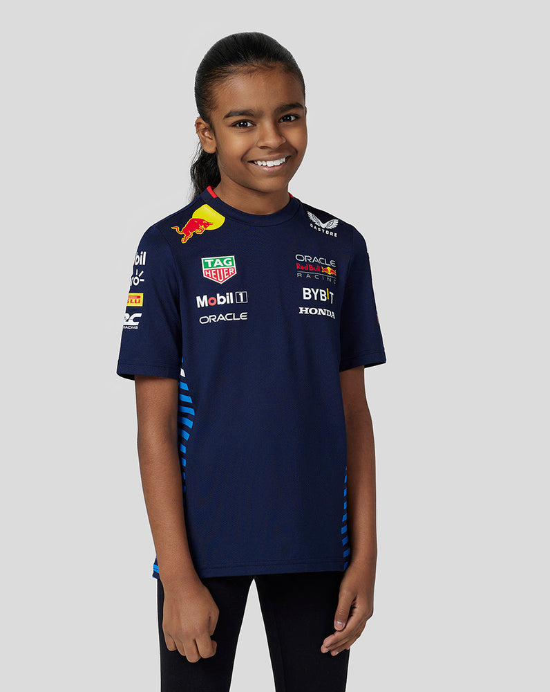 Oracle Red Bull Racing Junior Official Teamline Set Up Tee - Night Sky