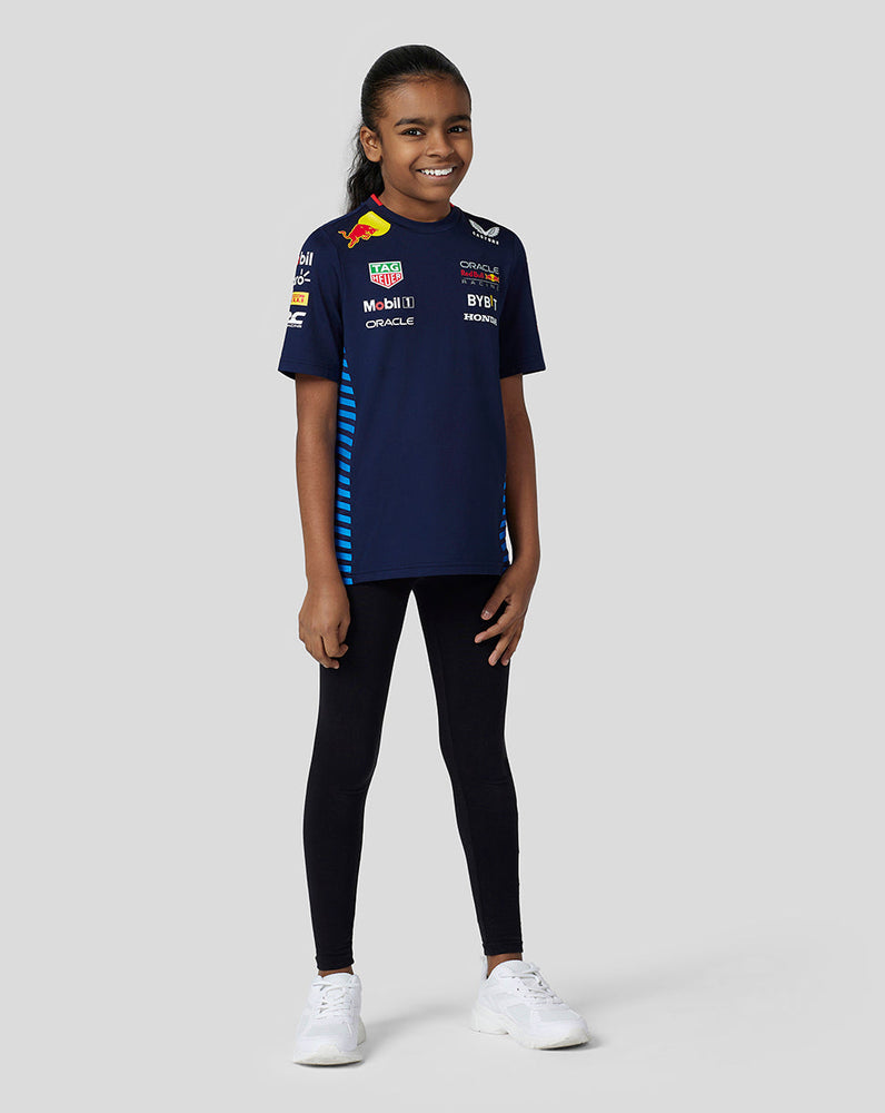 Oracle Red Bull Racing Junior Official Teamline Set Up Tee - Night Sky