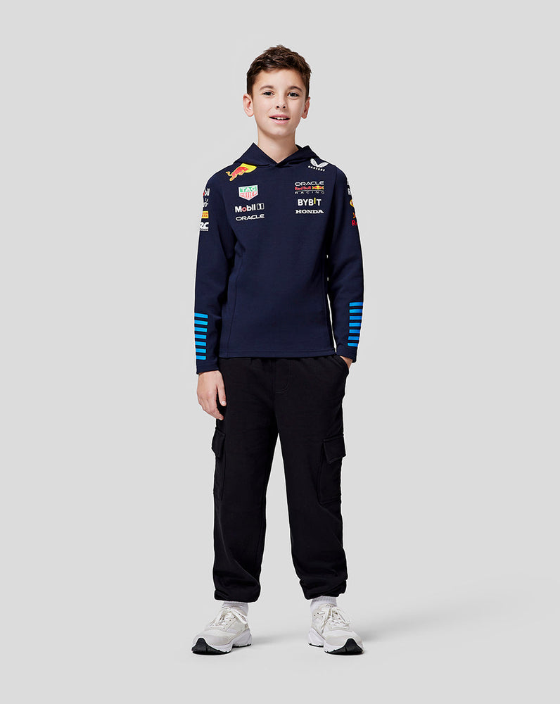 Oracle Red Bull Racing Junior Official Teamline Pullover Hoodie - Night Sky