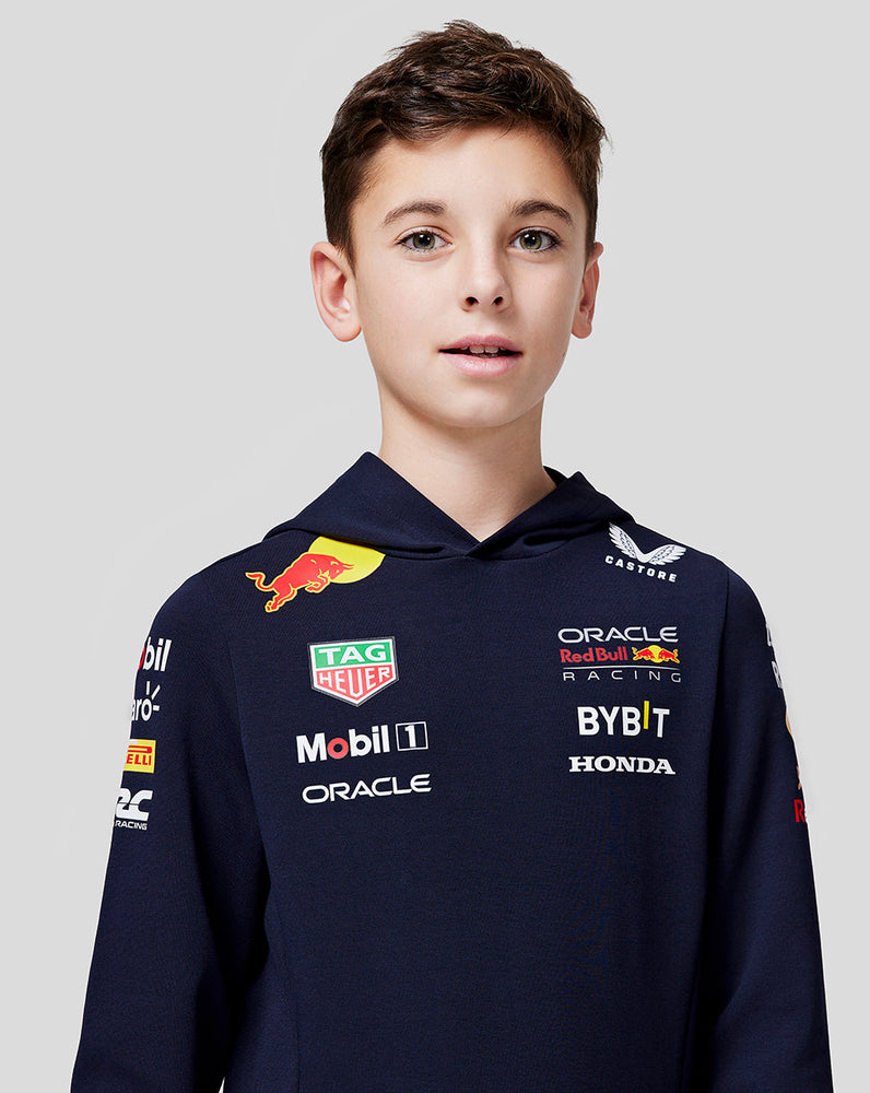 Oracle Red Bull Racing Junior Official Teamline Pullover Hoodie - Night Sky