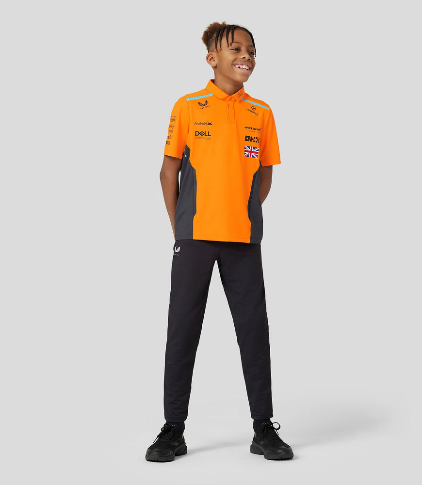Junior McLaren Official Teamwear Polo Shirt Lando Norris Formula 1