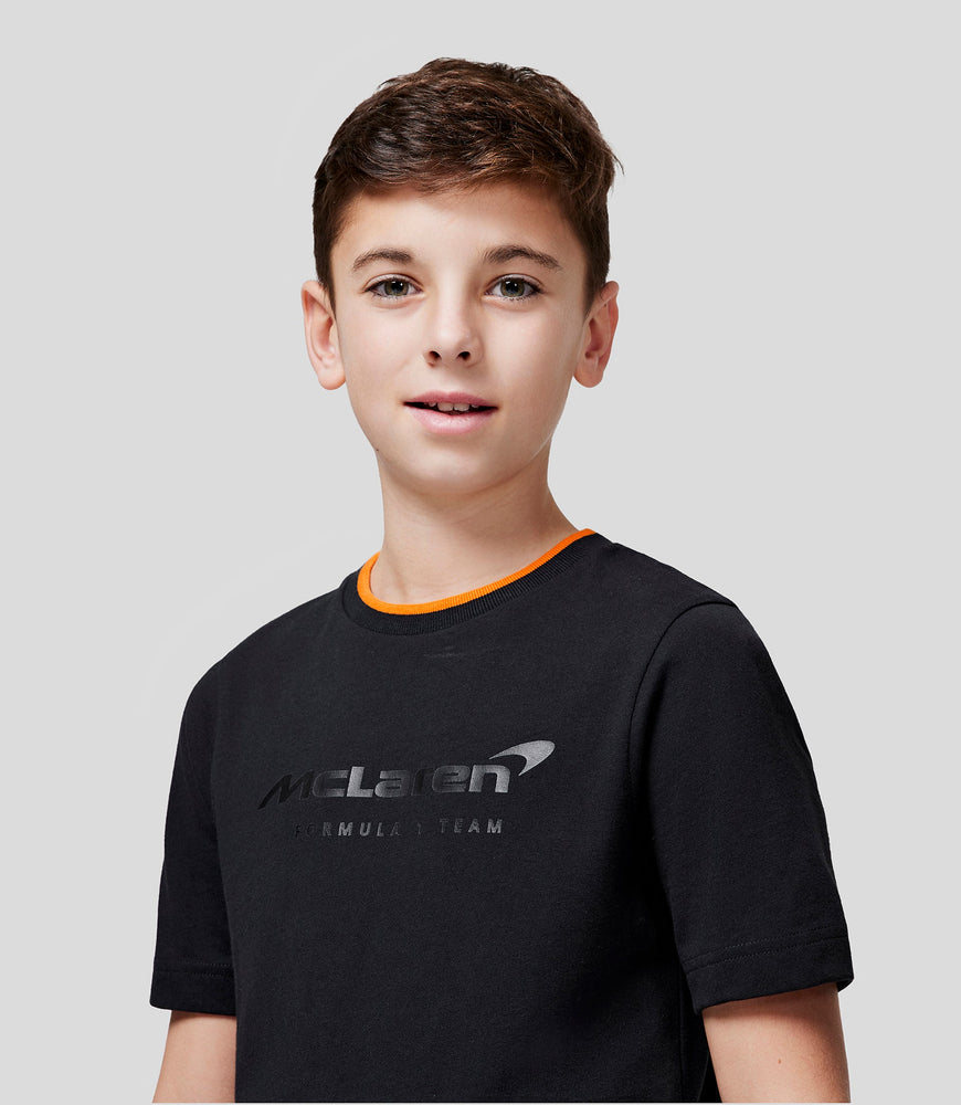 McLaren 2024 Junior Core Essentials T-Shirt - ANTHRACITE