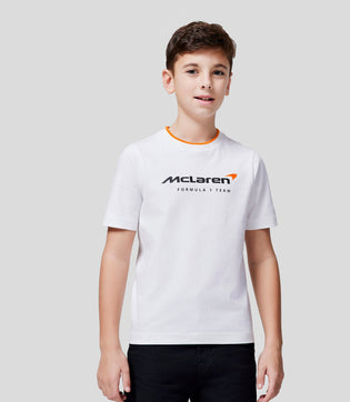 McLaren 2024 Junior Core Essentials T-Shirt - BRIGHT WHITE