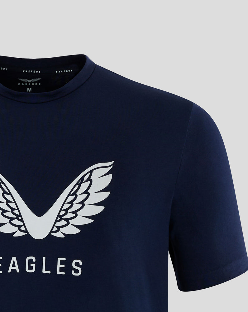 Navy USA Rugby Eagle Logo Tee