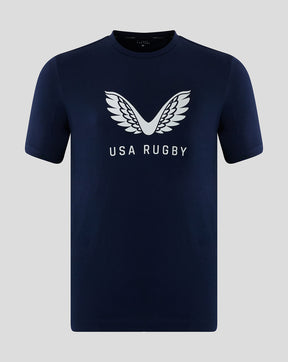 Navy USA Rugby Logo Tee