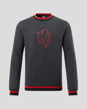 Black and red Rangers crew neck jumper