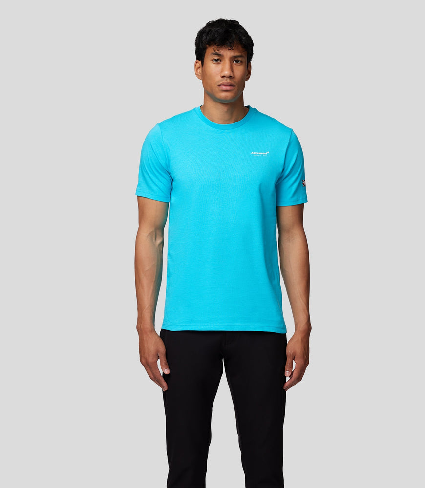 Scuba Blue Mens Lando Norris Silverstone T-shirt – Castore US
