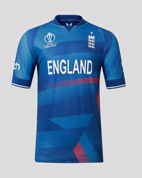 England Cricket Men's ODI World Cup Replica Short Sleeve Jersey