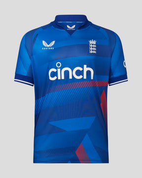England Cricket Men's ODI Shirt - Blue