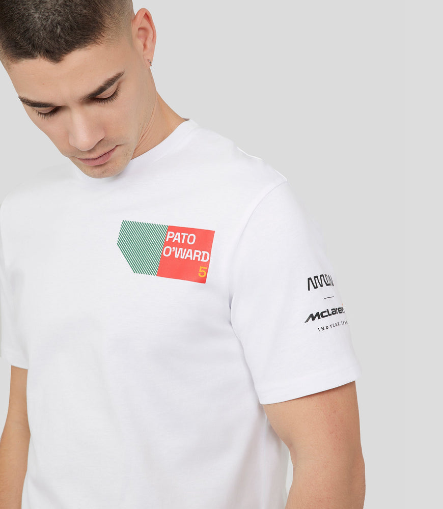 Men's McLaren IndyCar Pato '5' T-shirt - White