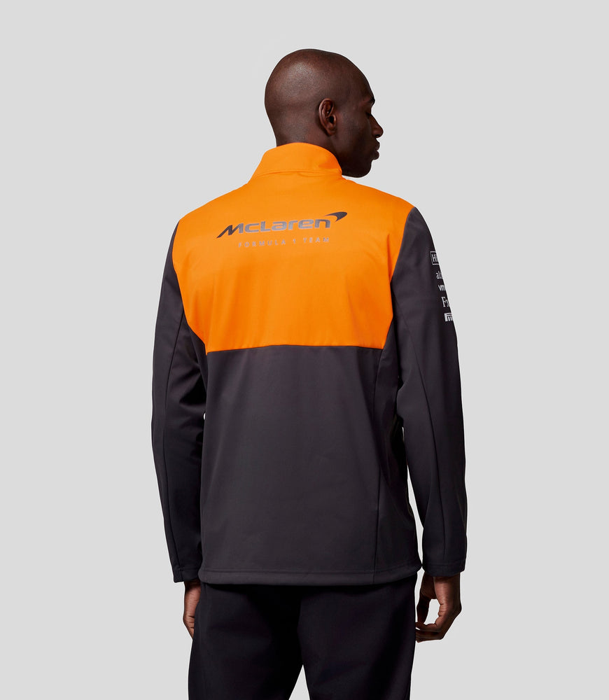 Mens McLaren Official Teamwear Soft Shell Jacket Formula 1