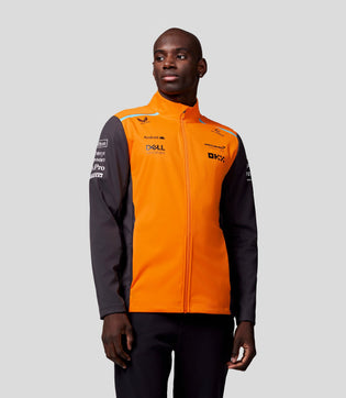 Mens McLaren Official Teamwear Soft Shell Jacket Formula 1