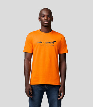 McLaren 2024 Mens Core Essentials T-Shirt - PAPAYA