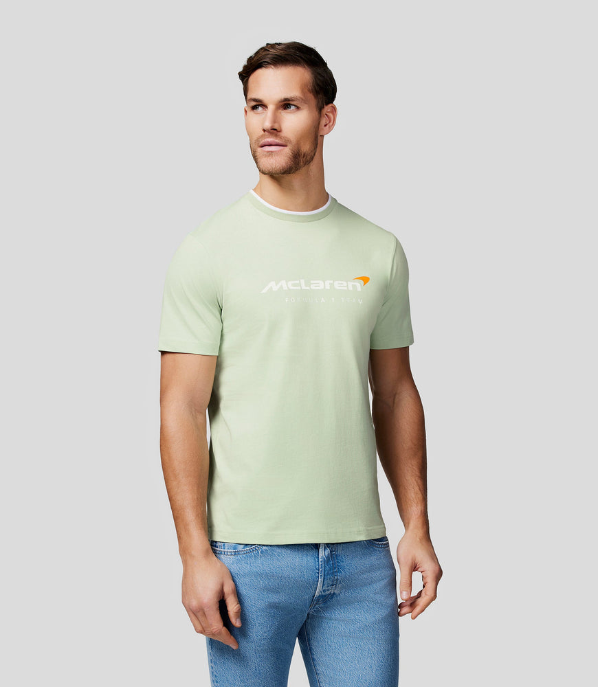 McLaren 2024 Mens Core Essentials T-Shirt - SMOKE GREEN