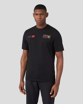 ORACLE RED BULL RACING UNISEX DRIVER SERGIO "CHECO" PEREZ T-SHIRT - BLACK