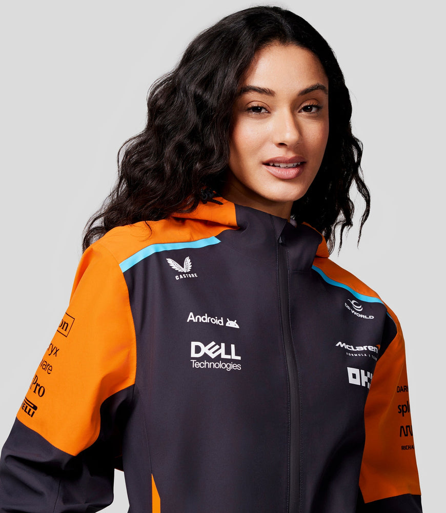 Unisex McLaren Official Teamwear Lightweight Rain Jacket Formula 1